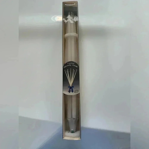 The Bouquet 7-Armed Blooming White Candle 6 Hours smokeless Made In Denmark*NEW* - Picture 2 of 4